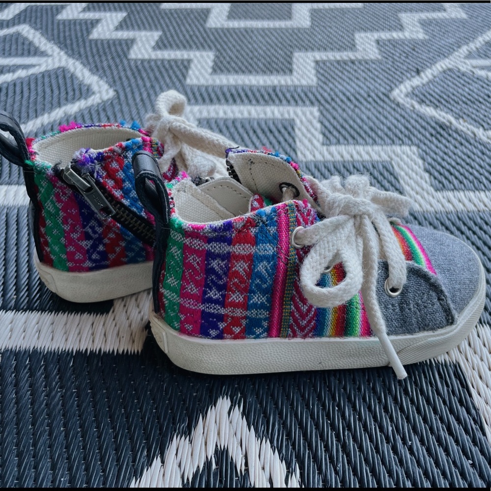 Inkkas ‘Slate’ High Top - Size 7 - handmade in Peru by local artisans.